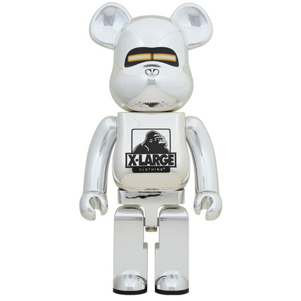 BE@RBRICK XLARGE(R) × HAJIME SORAYAMA 1000% SILVER