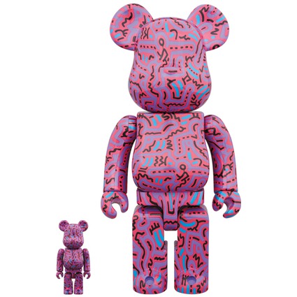 BE@RBRICK KEITH HARING #2 100% & 400%