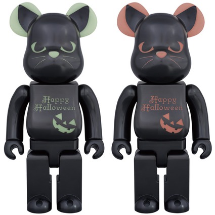 2016 HALLOWEEN BE@RBRICK 400% 緑/赤