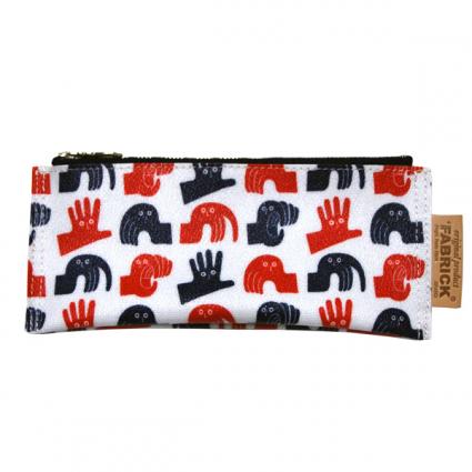 WASHIO -  PEN CASE 　NAVY/RED