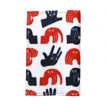 WASHIO -  CARD CASE 　NAVY/RED