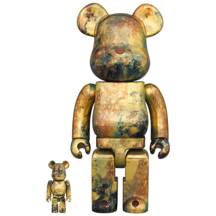 BE@RBRICK PUSHEAD #5 GOLD 100% & 400%