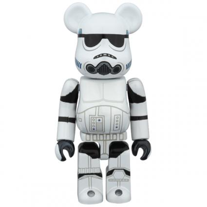 BE@RBRICK STORMTROOPER(TM) CHROME Ver.100%