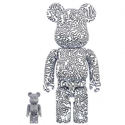 BE@RBRICK KEITH HARING #4 100% & 400%