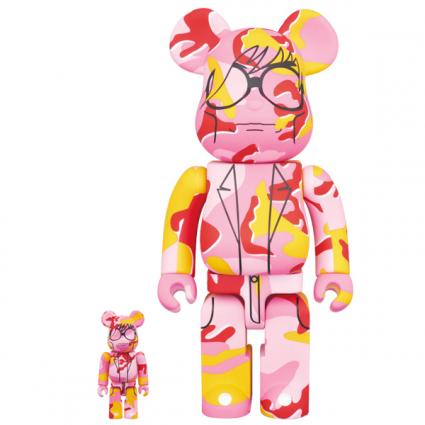 BE@RBRICK ANDY WARHOL Camo Ver. 100% & 400%