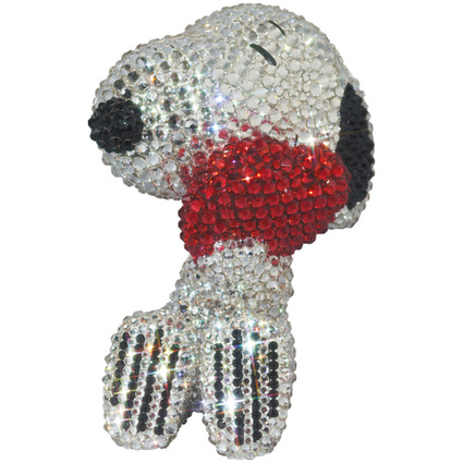 UDF CRYSTAL DECORATE SNOOPY SNOOPY w/HEART《ご注文から3ヶ月～6ヶ月以内に発送予定》