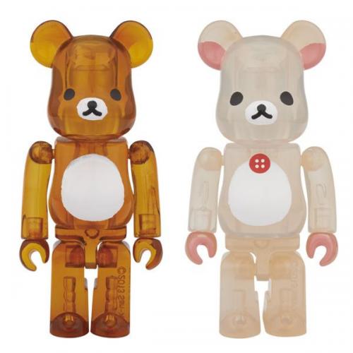 BE@RBRICK コリラックマ クリアカラーVer.