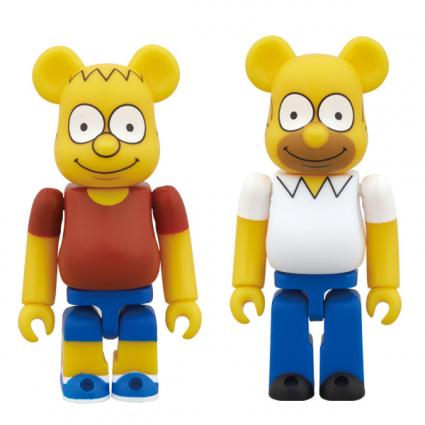 BE@RBRICK THE SIMPSONS BART SIMPSON/HOMER SIMPSON