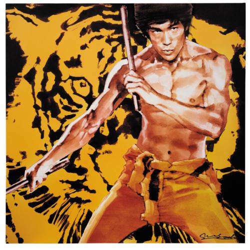 YOSHI SUGAHARA CANVAS ART THEATER act.1 「BRUCE LEE」 「The Yellow Faced Tiger」 Remaster 2015 (黄面虎)【2016年3月下旬発送予定】