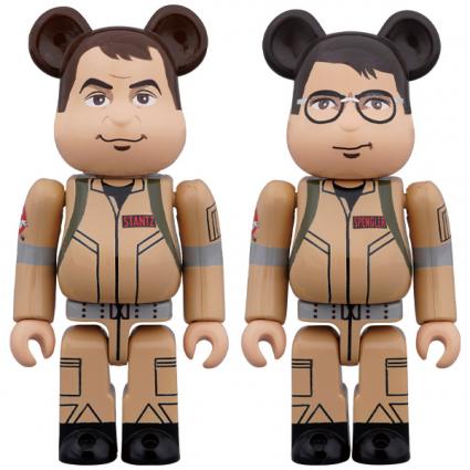 BE@RBRICK GHOSTBUSTERS 100% 2PC SET Raymond Stantz/Egon Spengler