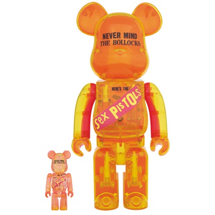 BE@RBRICK Sex Pistols Clear Ver.100% & 400%