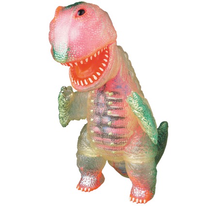 透明ゴガメジラ―(ピンク畜光の内蔵パーツ入り)【2016年2月下旬発送予定】