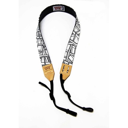 MIKE PERRY - CAMERA STRAP WHITE