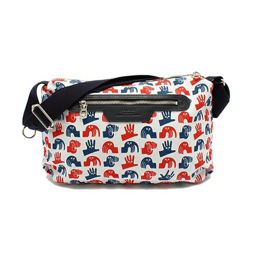 WASHIO -  SHOULDER　BAG　NAVY/RED